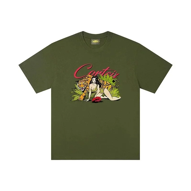 Other Cortez Olive Green Graphic T-Shirt Green - 1