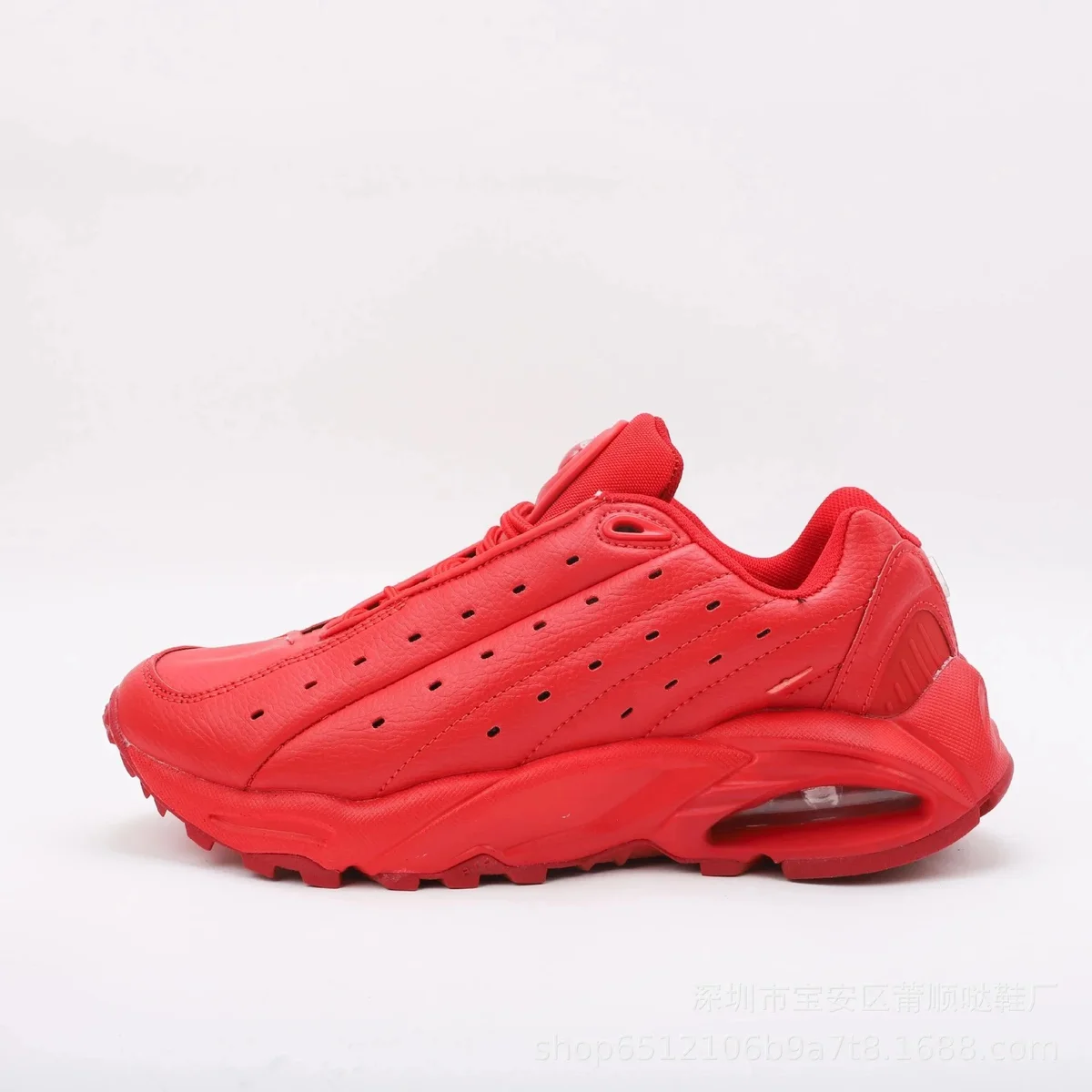 Other Red Leather Sneakers with Air Cushion Red - 1