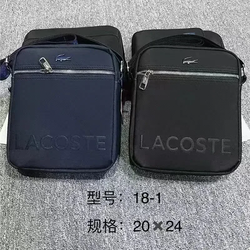 Lacoste Lacoste 18-1 Black Crossbody Bag Black - 1