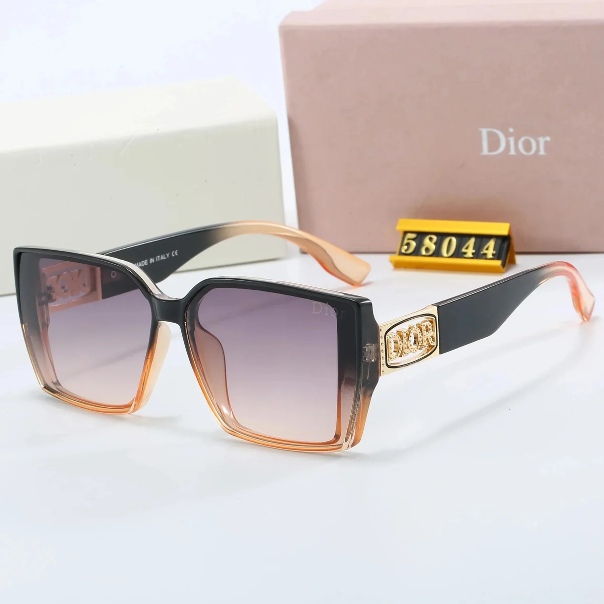 Dior Dior Lady Dior Gradient Tint Sunglasses Black - 1