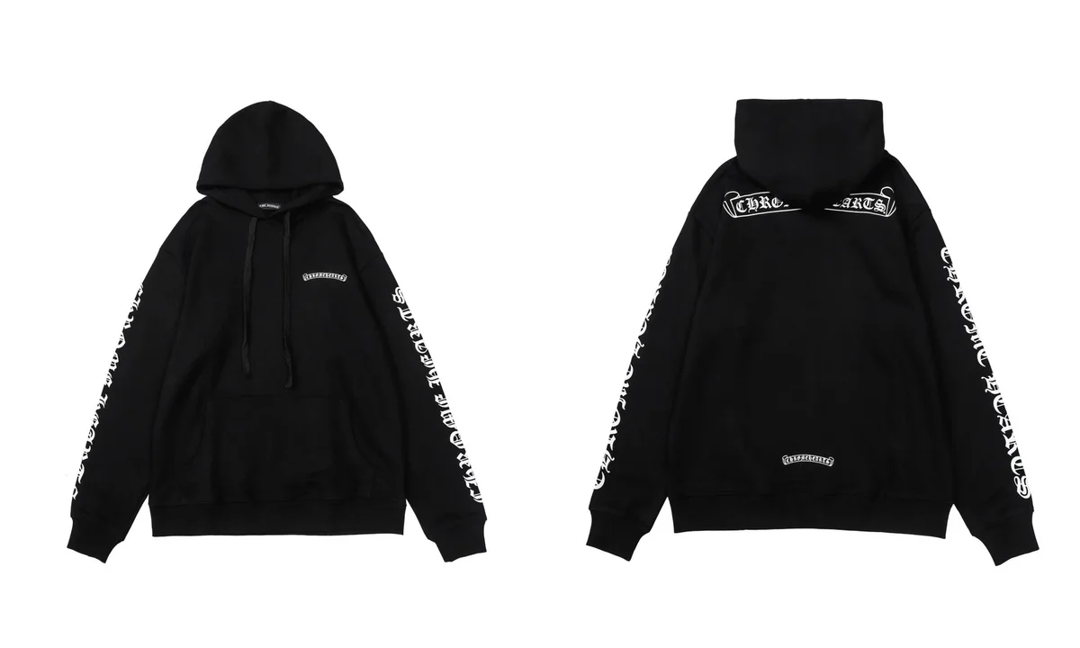 Chrome Hearts Chrome Hearts CH Cross Black Hoodie Black - 1