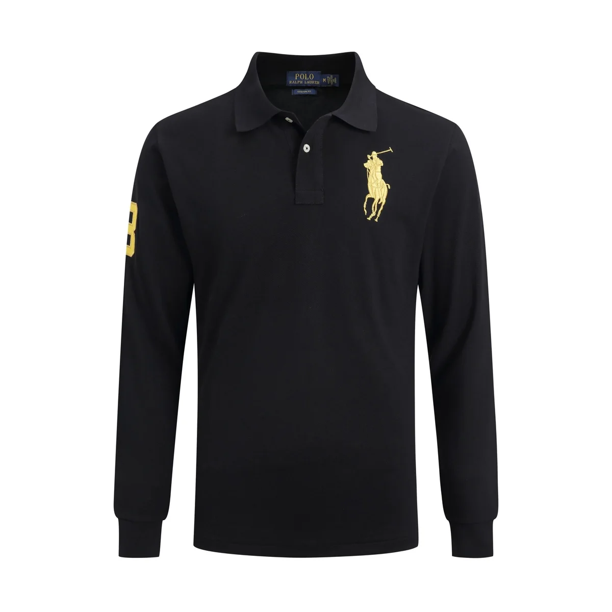 Polo Ralph Lauren Polo Ralph Lauren Big Pony Black Gold Polo Shirt Black - 1