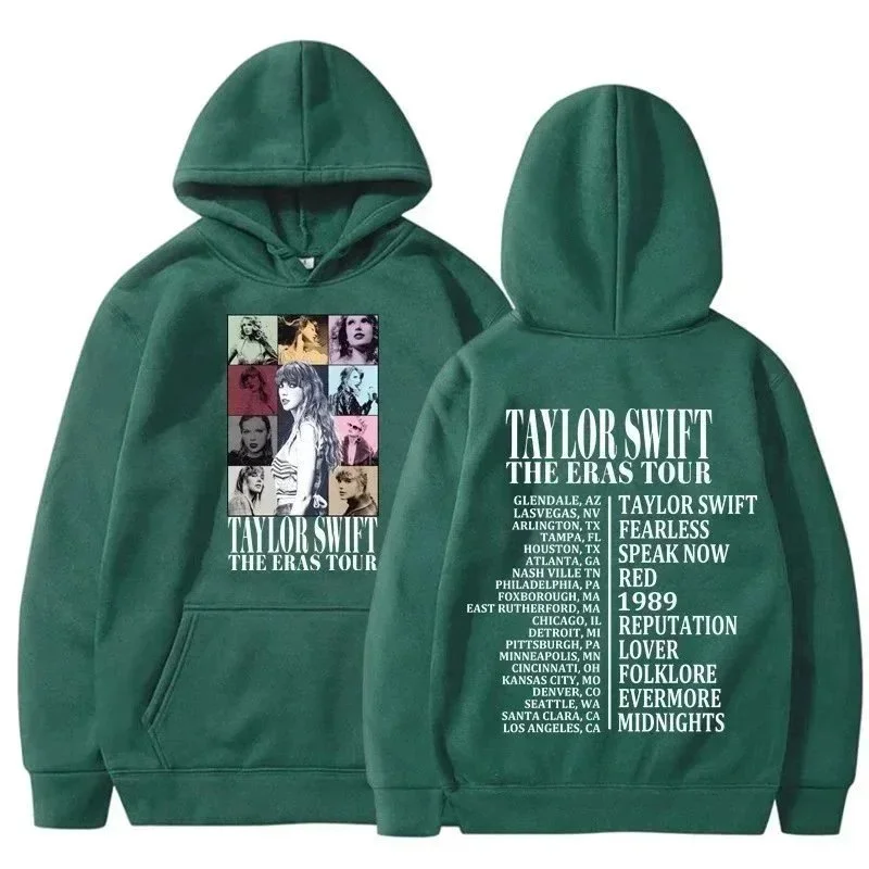 Other Taylor Swift The Eras Tour Green Hoodie Green - 1