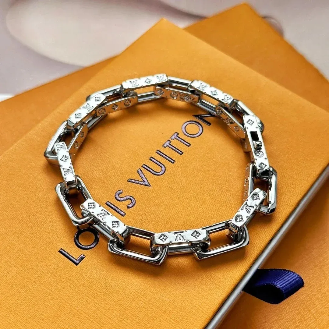 Louis Vuitton Louis Vuitton Tabi Chain Bracelet Silver Jewelry Silver