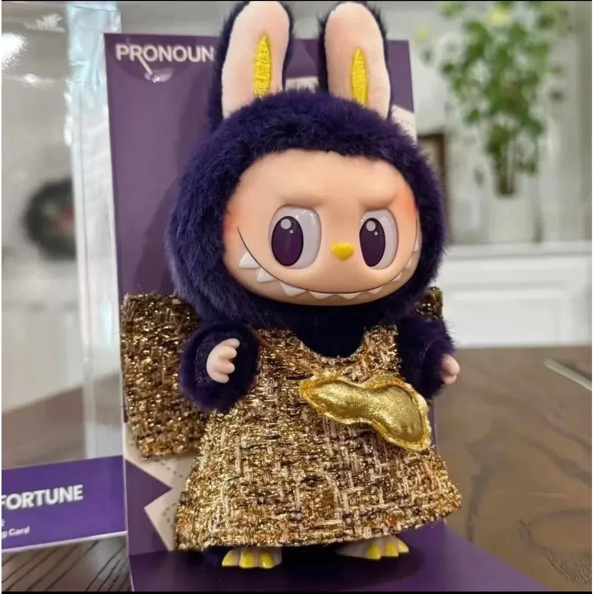 Other Purple & Gold Bunny Ears Plush Toy Purple - 1