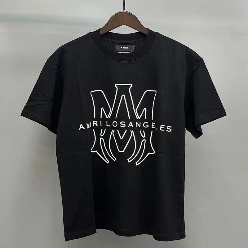 Amiri Amiri Black M Logo T-Shirt Black - 1