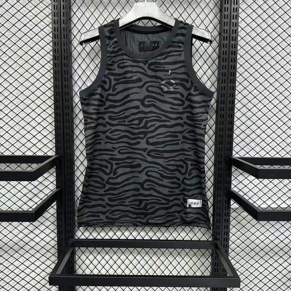 Nike Nike Air Jordan Tiger Stripe Tank Top Black Black - 1