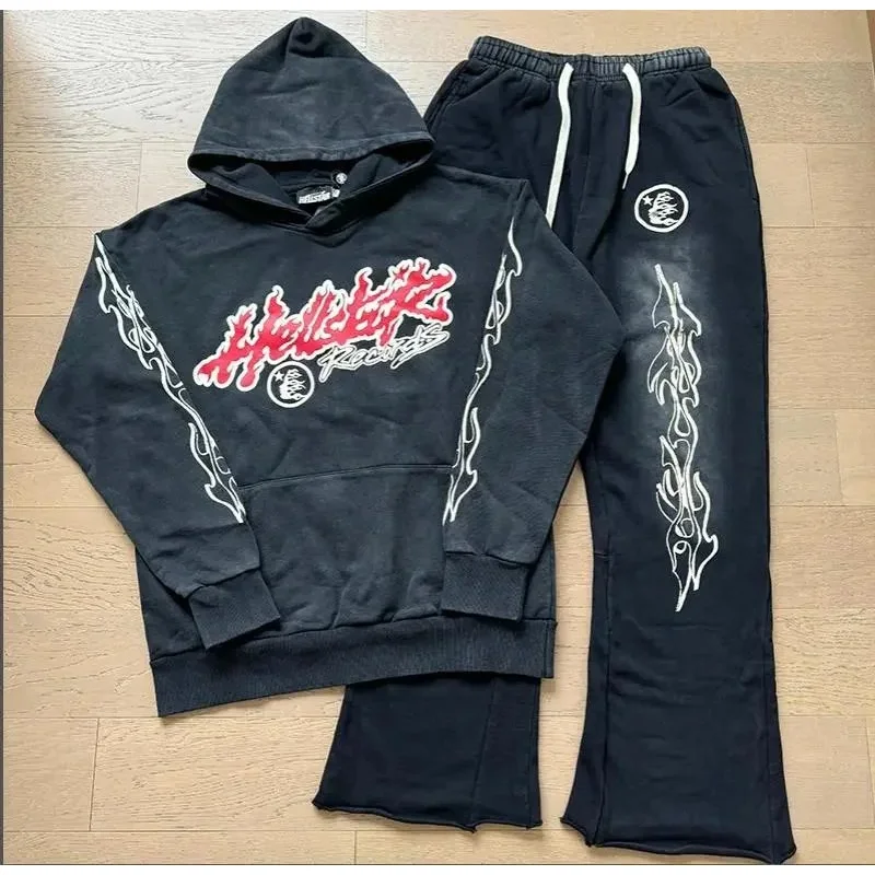 Hellstar Hellstar Black Flame Co-ord Set Black - 1