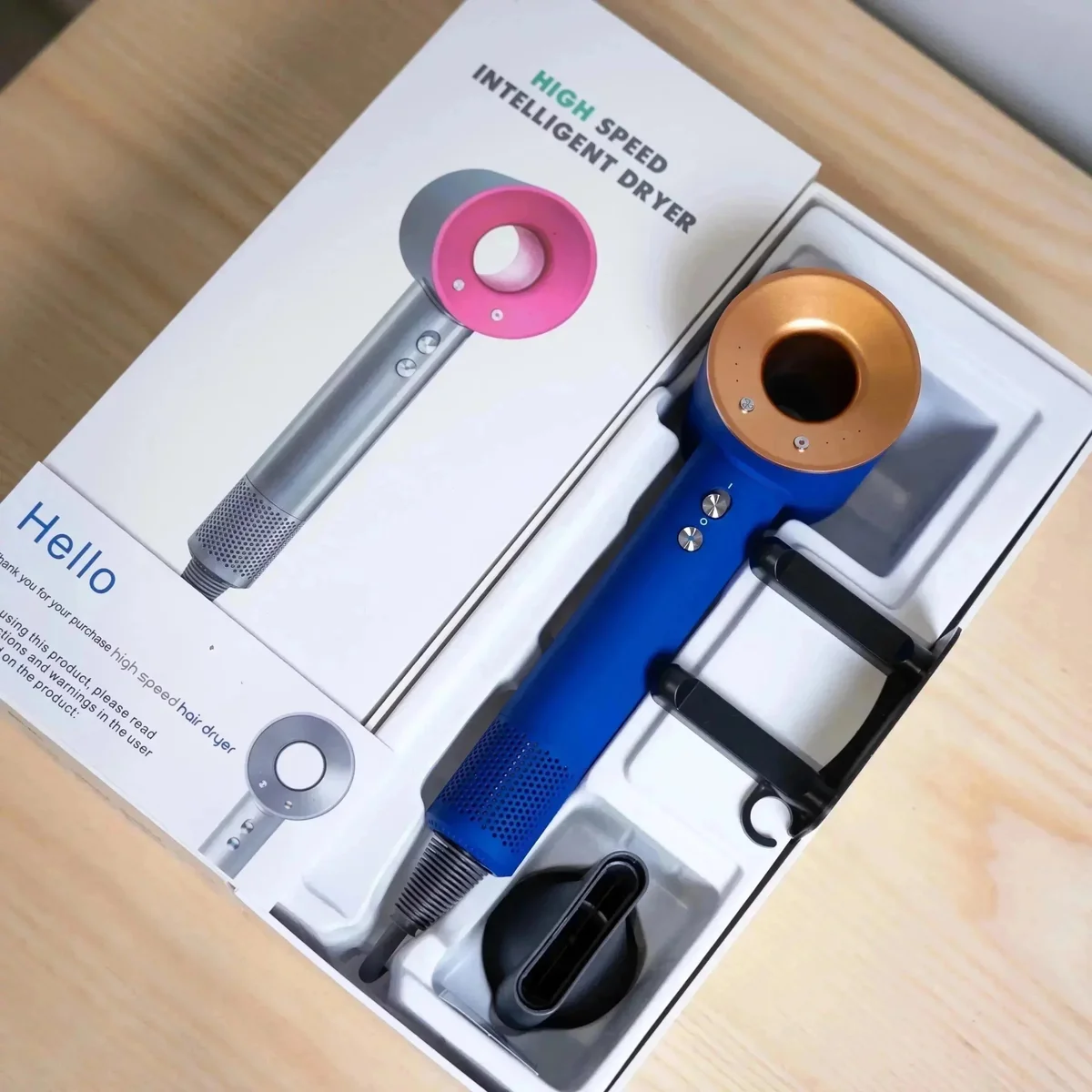 Intelligent Hair Dryer Blue & Pink — Oopbuy Spreadsheet find