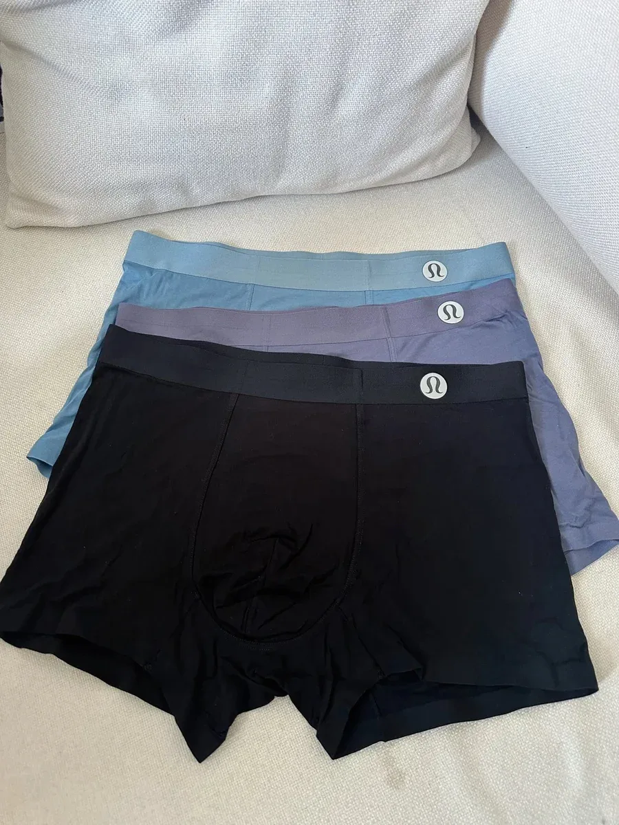 Lululemon Lululemon Classic Logo Trunks Solid Black Underwear Black