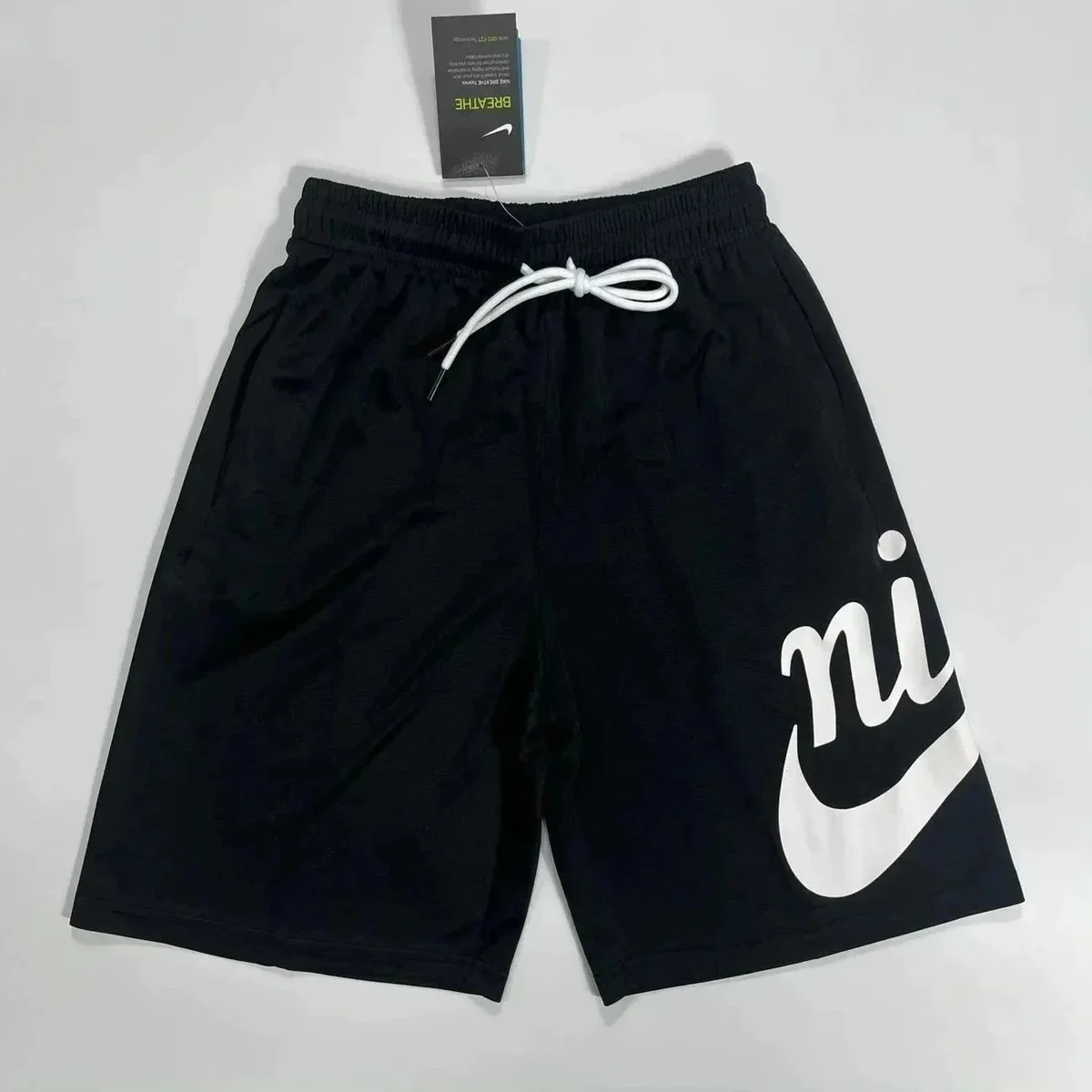 Nike Nike Black/White Logo Shorts Black