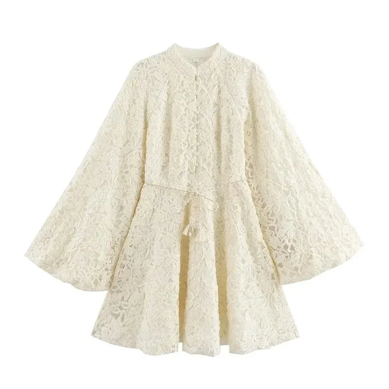 Other Maison Mihara Yasuhiro Lace Dress Cream Casual Cream - 1