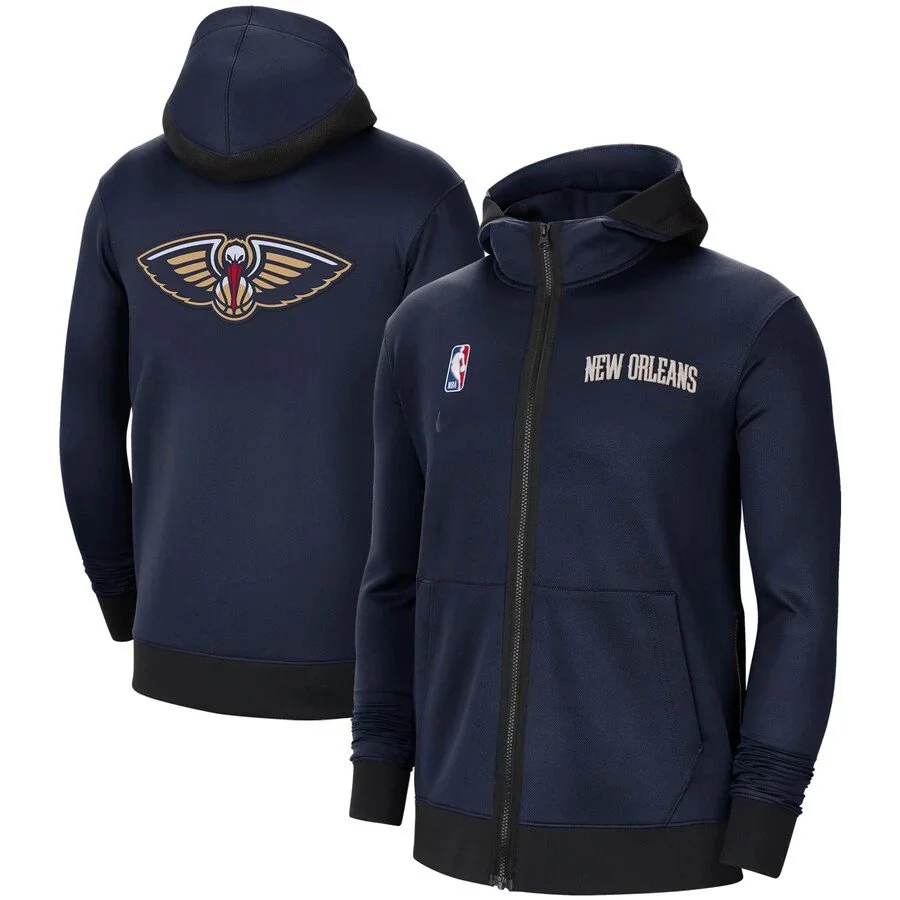 Nike Nike New Orleans Pelicans Full-Zip Hoodie Navy Navy - 1
