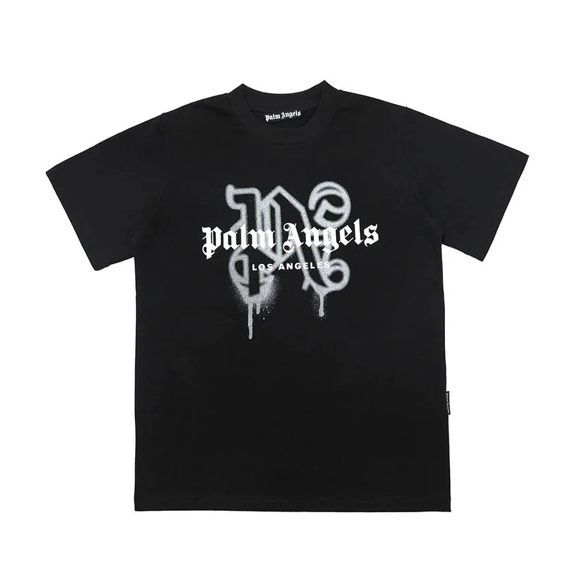 Palm Angels Palm Angels Bear Logo Black T-Shirt Black - 1