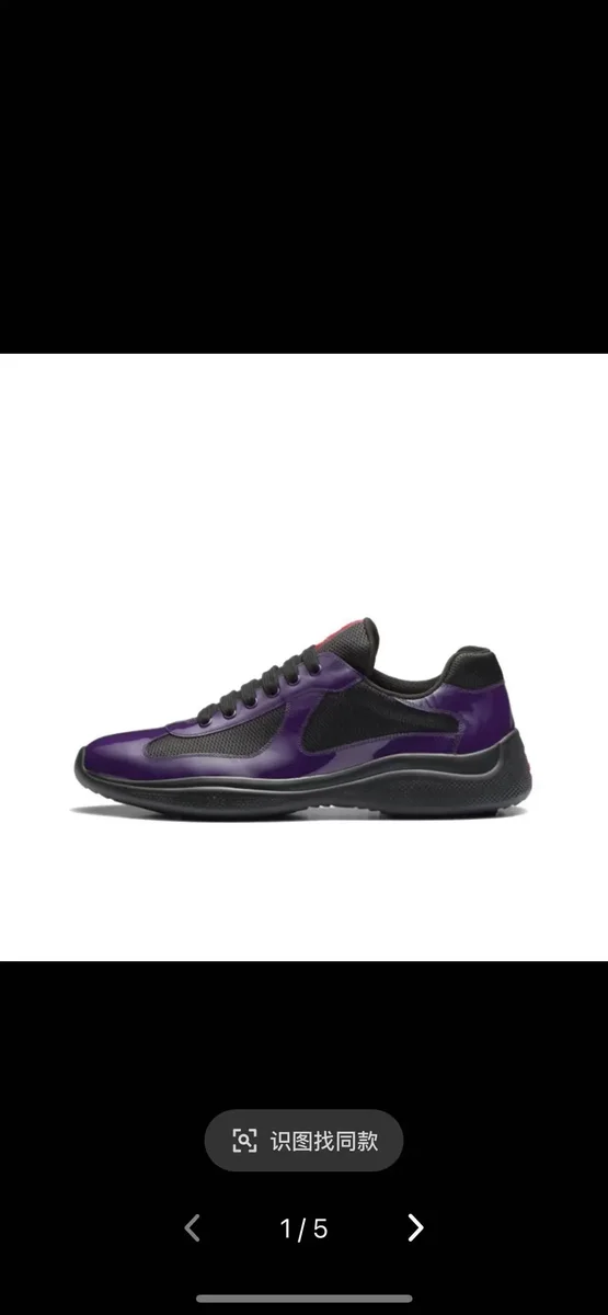 Prada Prada Re-Nylon Purple/Black Sneakers Purple