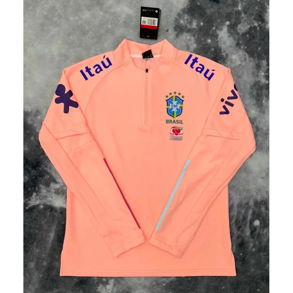 Nike Nike Brazil Training Top Pink Quarter-Zip Pink - 1
