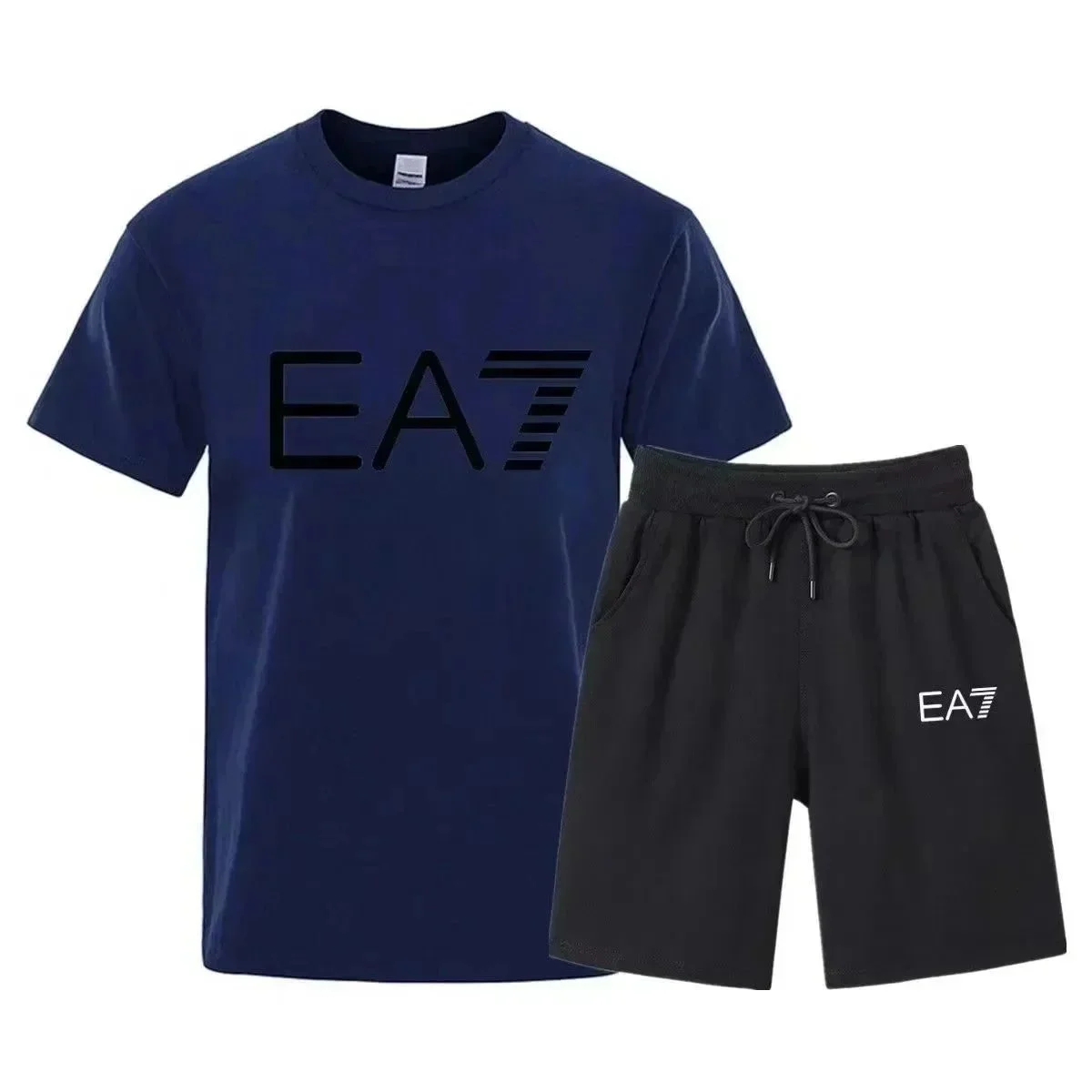 Armani EA7 Co-ord Set Navy/Black Navy
