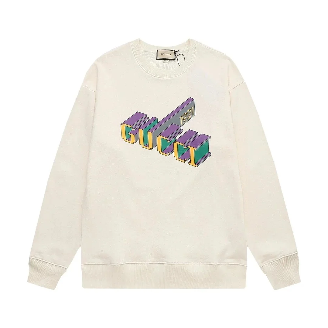 Gucci Gucci 3D Logo Cream Sweatshirt Cream