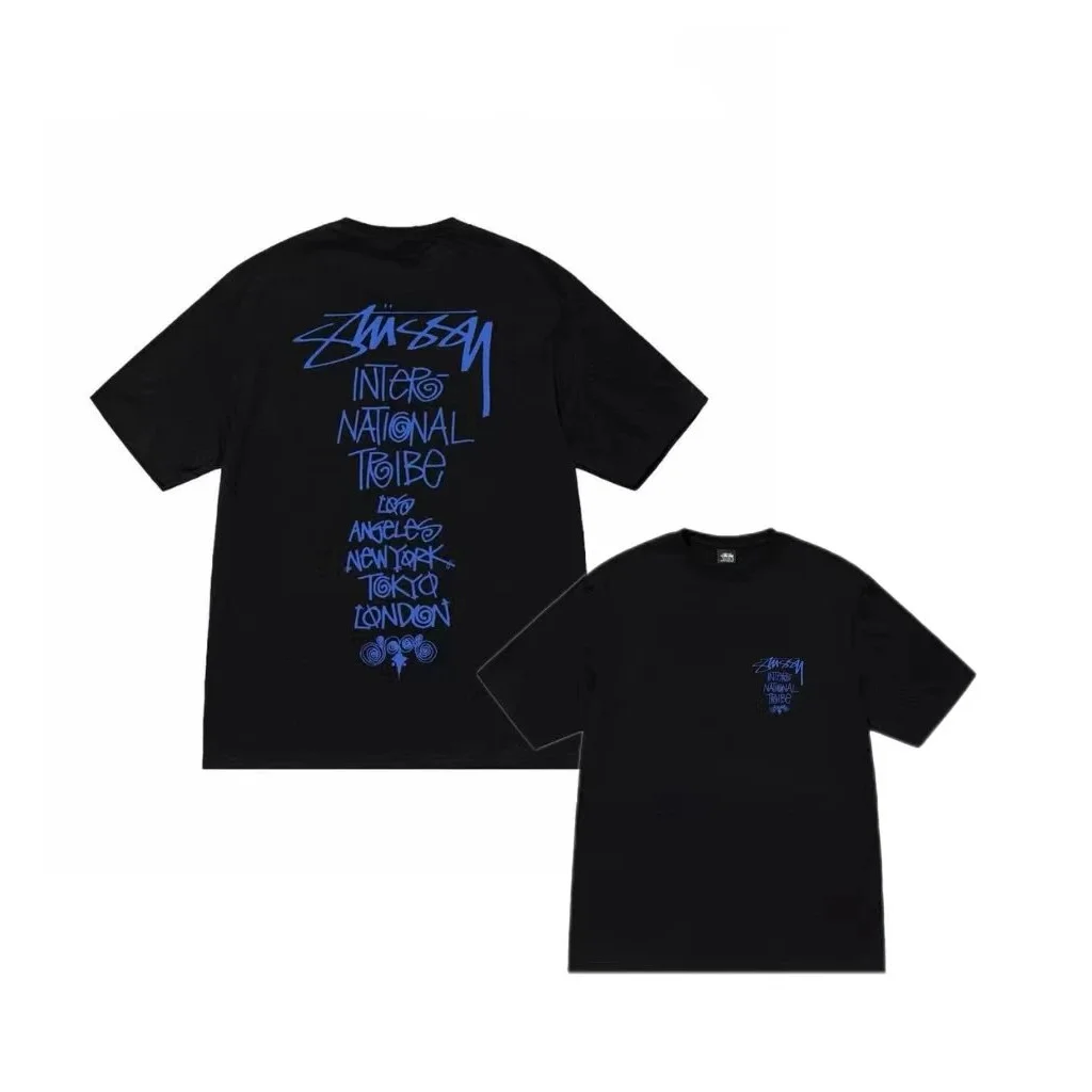 Stussy Stussy Stüssy International Tribe Black T-Shirt Black - 1