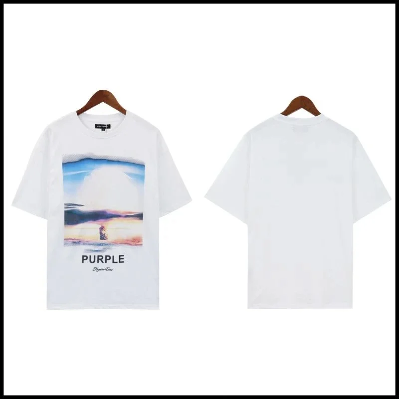 Other Purple Brand White 'Purple' Graphic T-Shirt White - 1