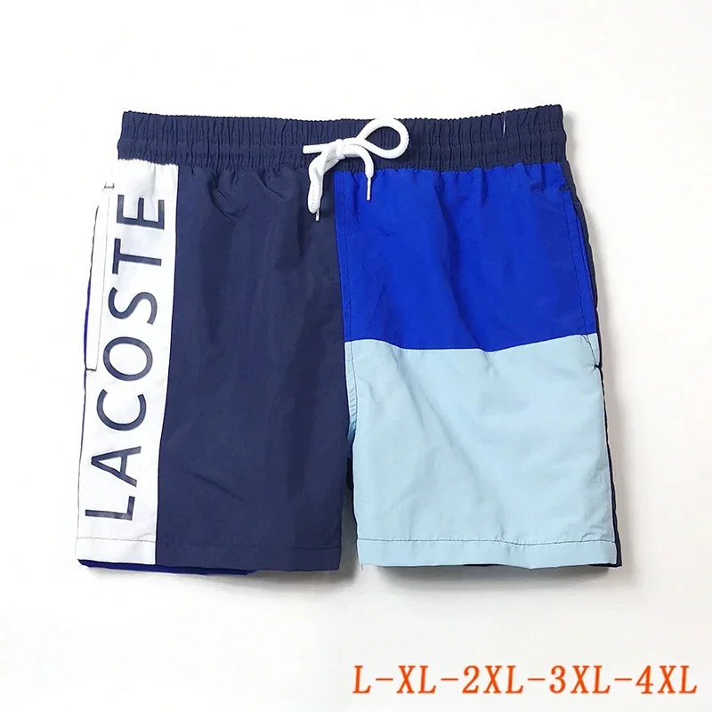Lacoste Lacoste L07 Blue Colorblock Swim Shorts Blue - 1