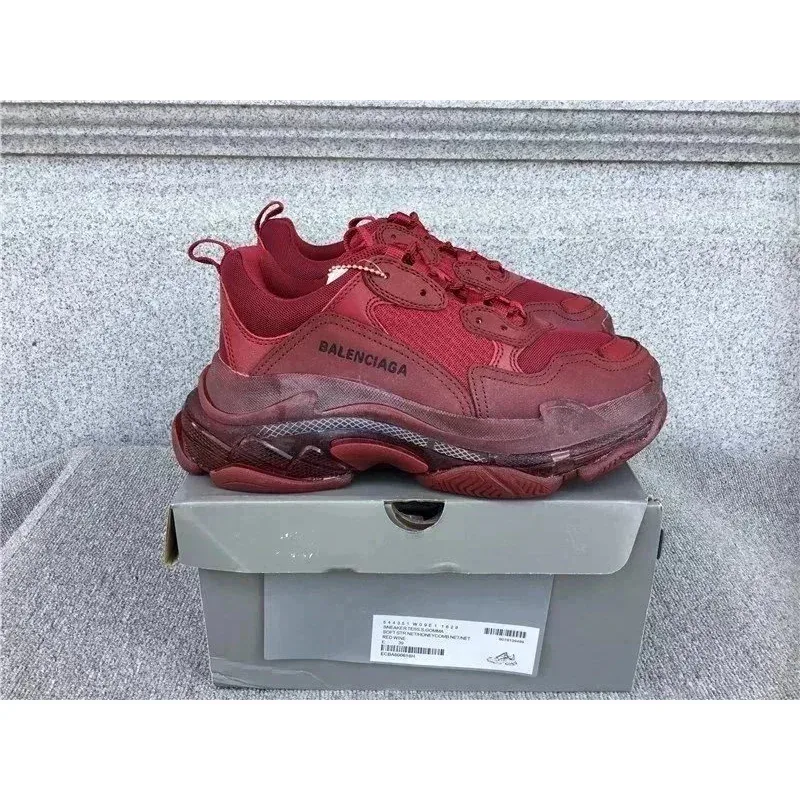 Balenciaga Balenciaga Triple S Red Sneakers Red - 1