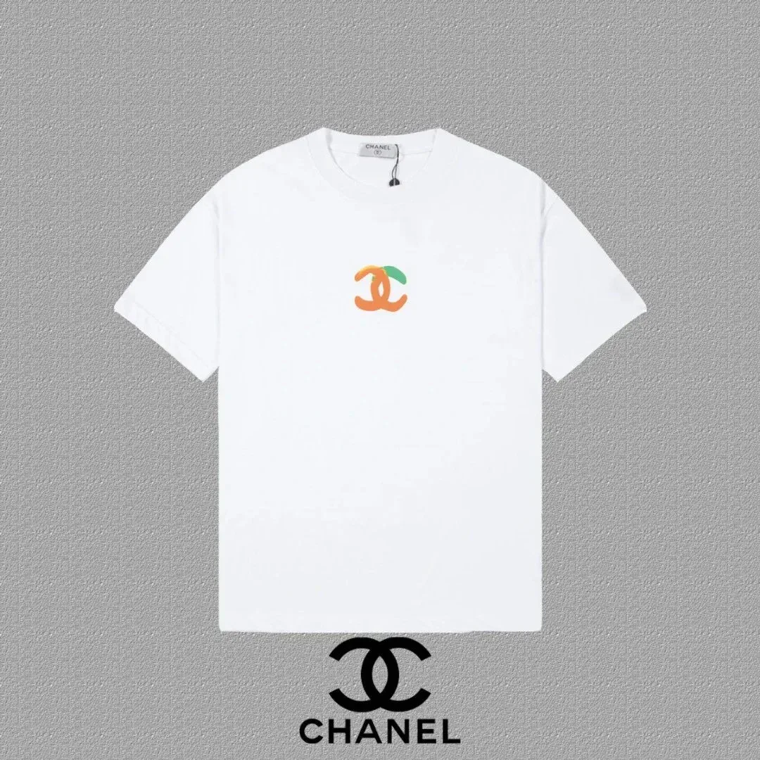 Chanel Chanel White CC Palm Tree T-Shirt White