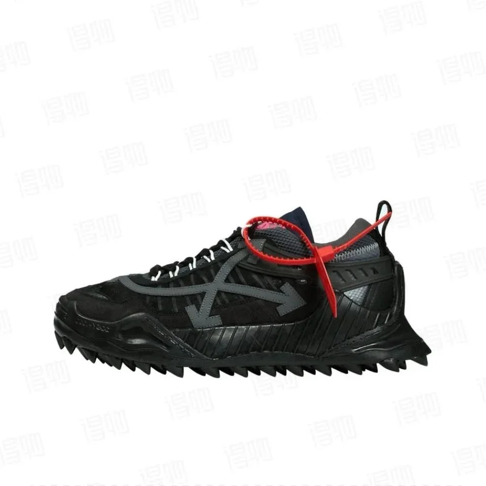 Off-White Off-White OW100 Shooter Black Shiny Surface Sneakers Black - 1