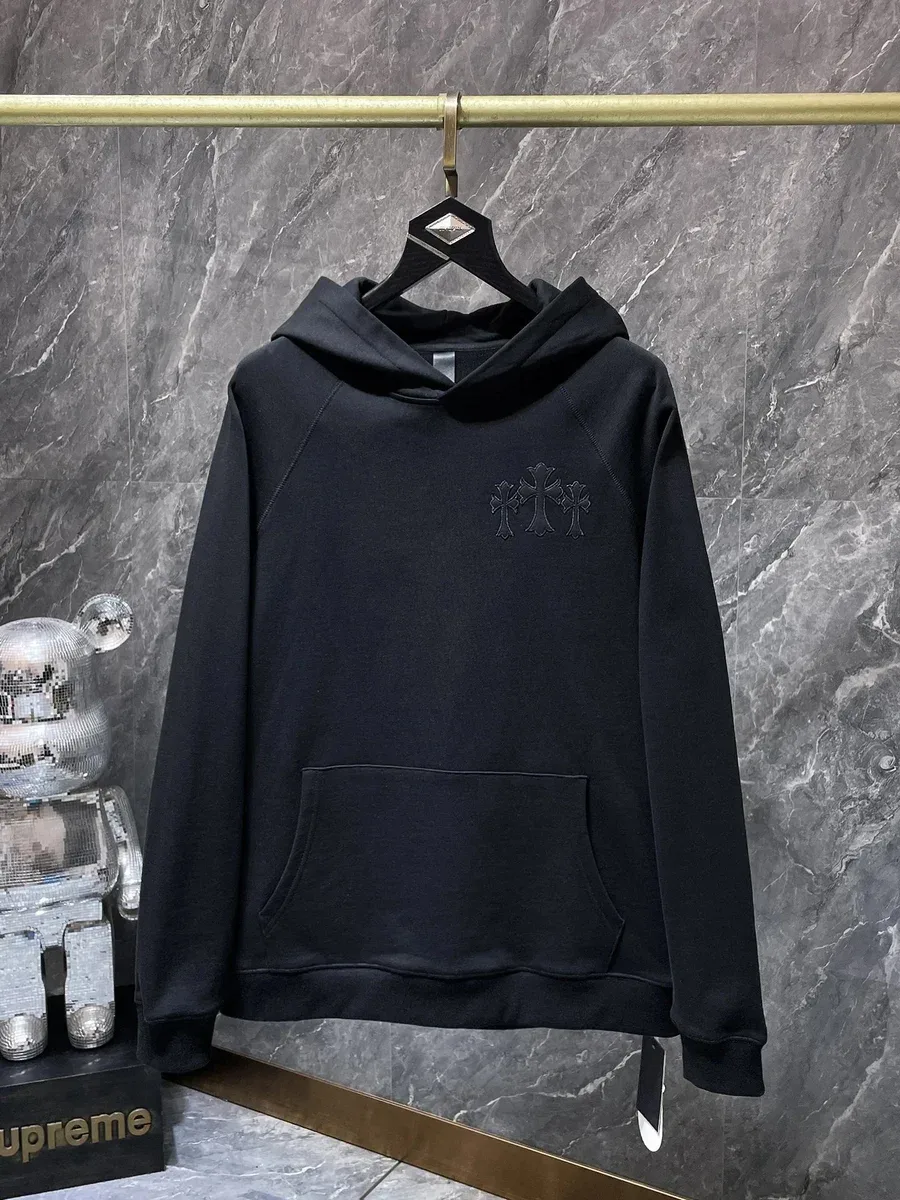 Chrome Hearts Chrome Hearts CH Cross Hoodie 8808 Black Black