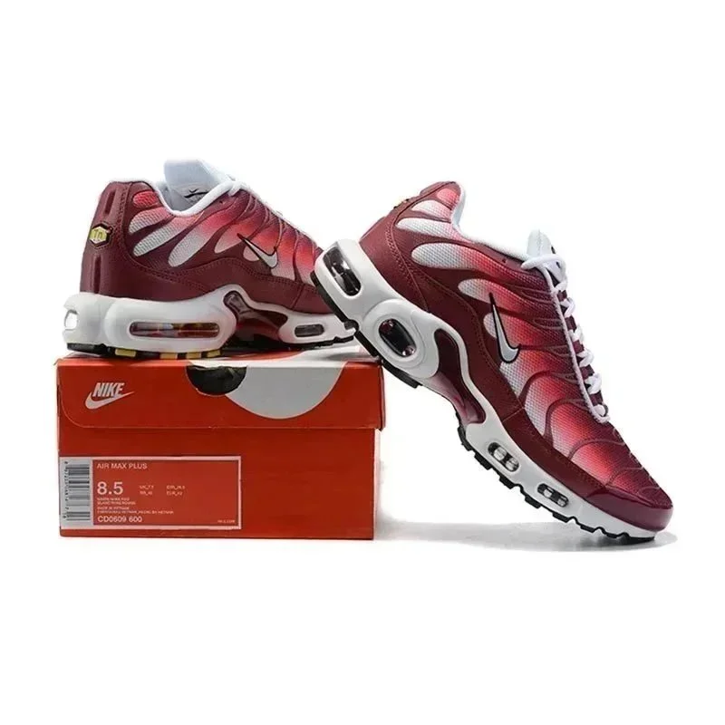 Nike Nike Air Max Plus Tuned Air Burgundy/White Sneakers Red - 1