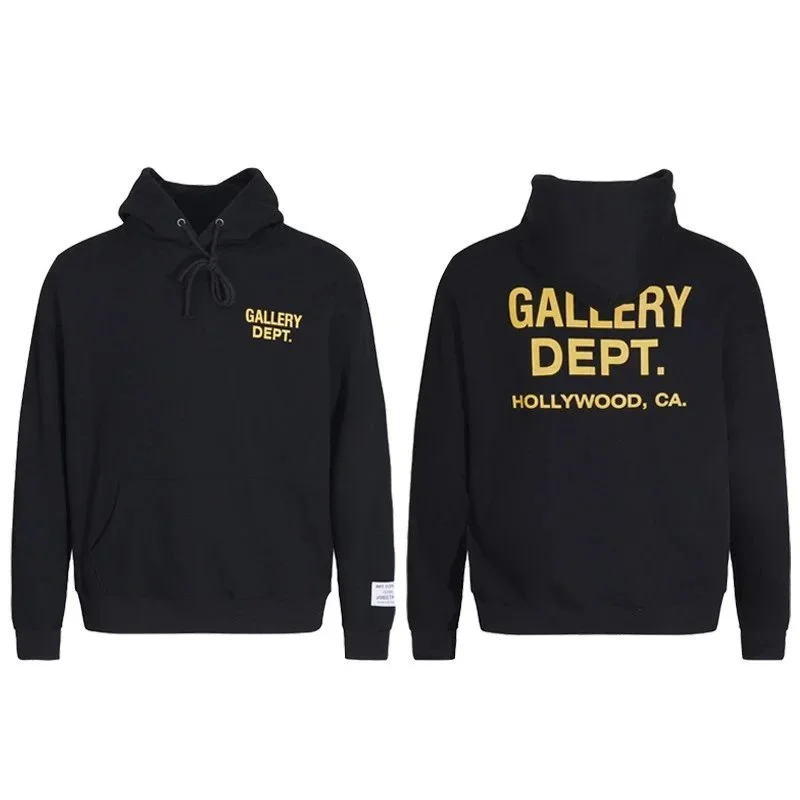 Gallery Dept. Gallery Dept. Black 'Hollywood, CA' Hoodie Black - 1