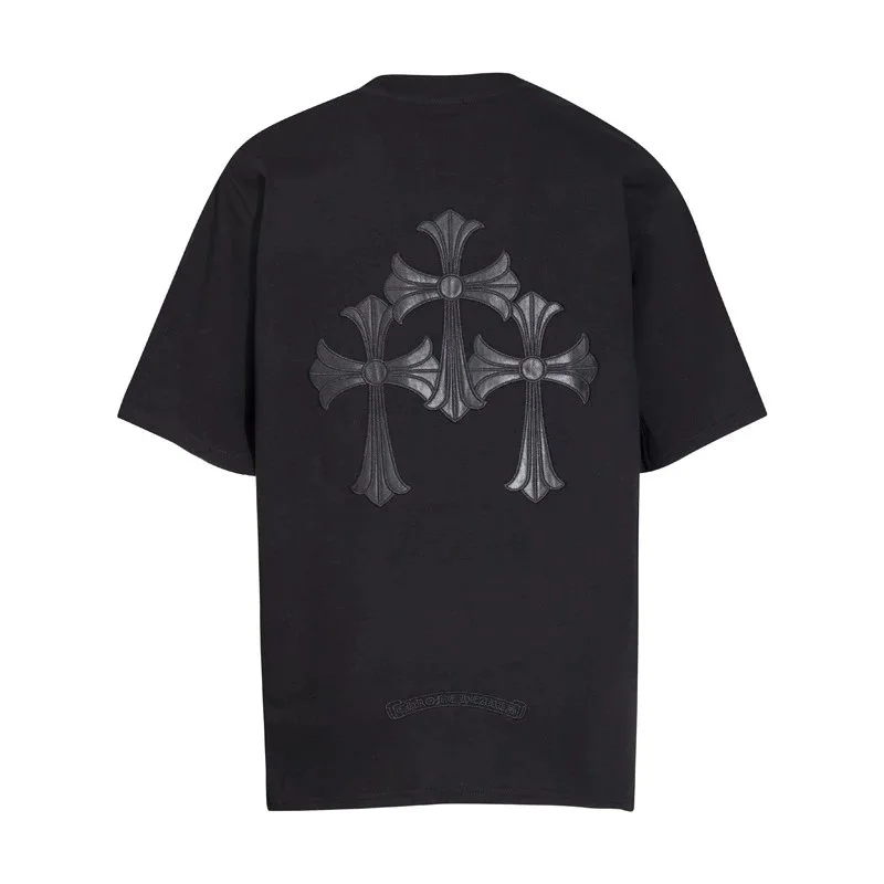 Chrome Hearts Chrome Hearts CH Cross Triple Black T-Shirt Black - 1