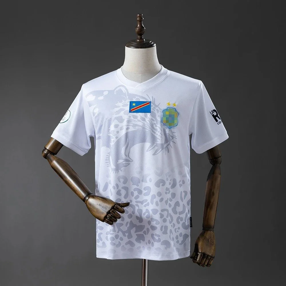 Other White Congo Leopard Jersey T-Shirt White - 1