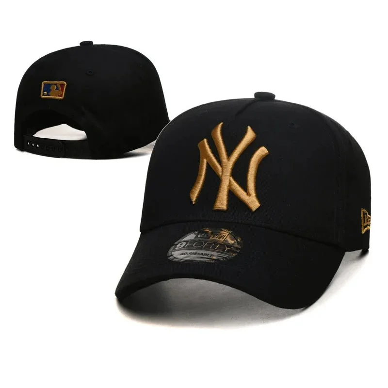 New Era New Era 9FORTY NY Yankees Black/Gold Cap Black