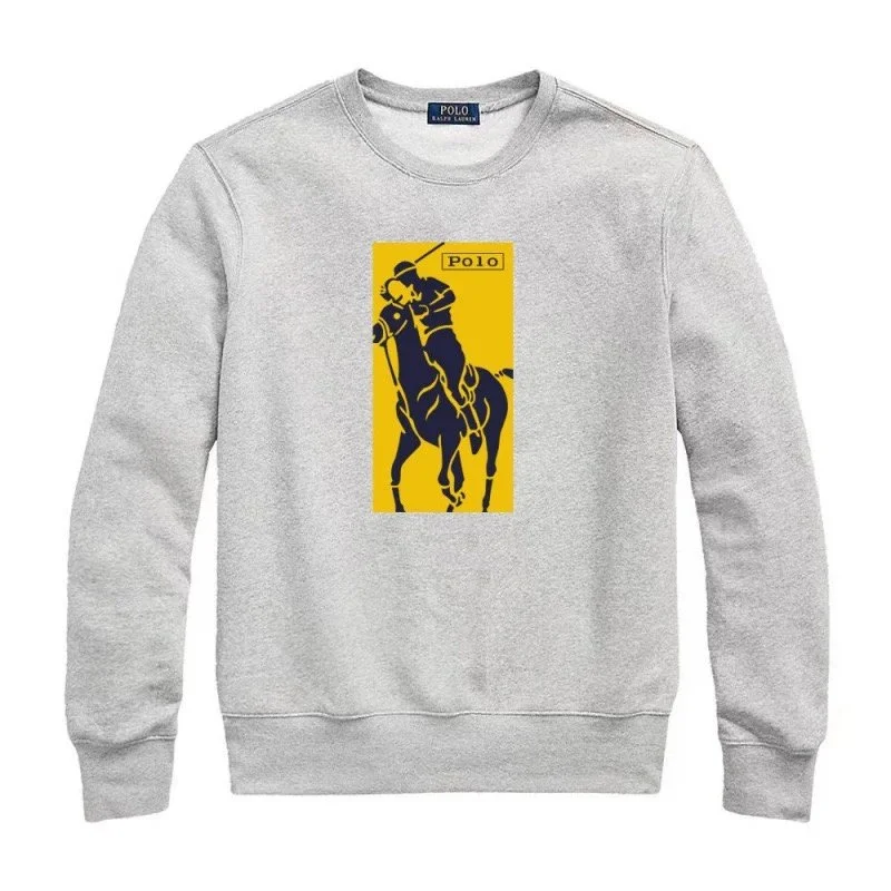 Polo Ralph Lauren Polo Ralph Lauren Grey Polo Player Graphic Sweatshirt Grey - 1