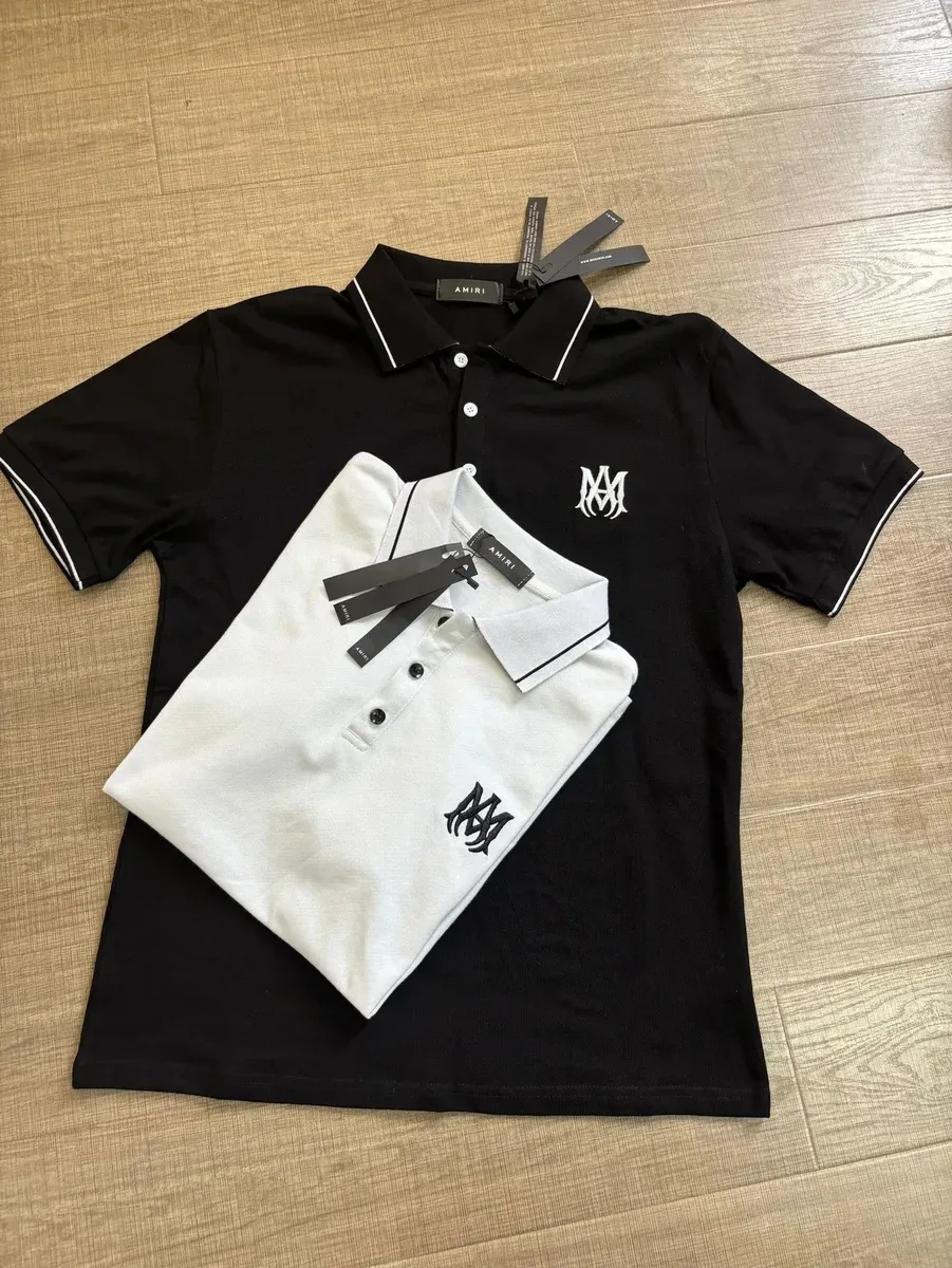 Amiri Amiri AMRI Embroidered Polo White White - 1