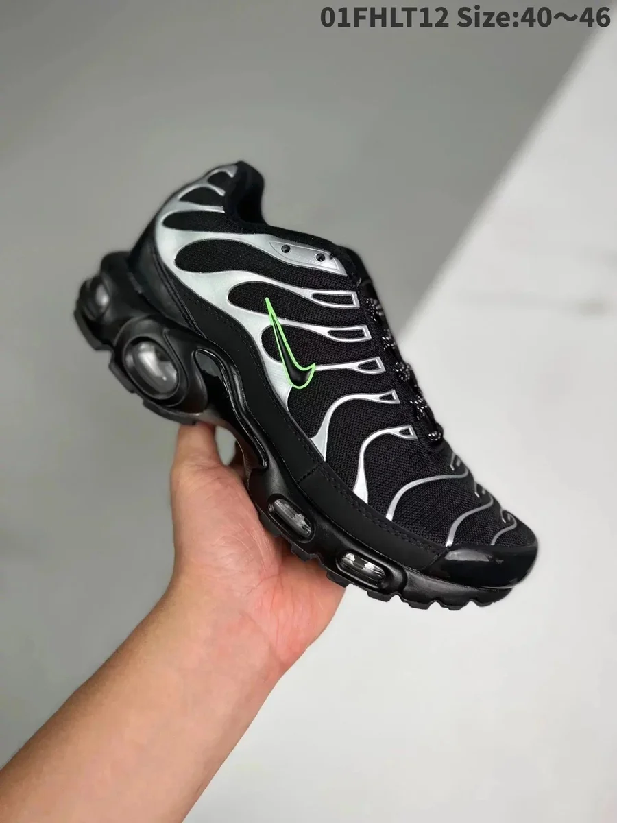 Nike Nike Air Max Tuned Air Triple Black Green Sneakers Black - 1