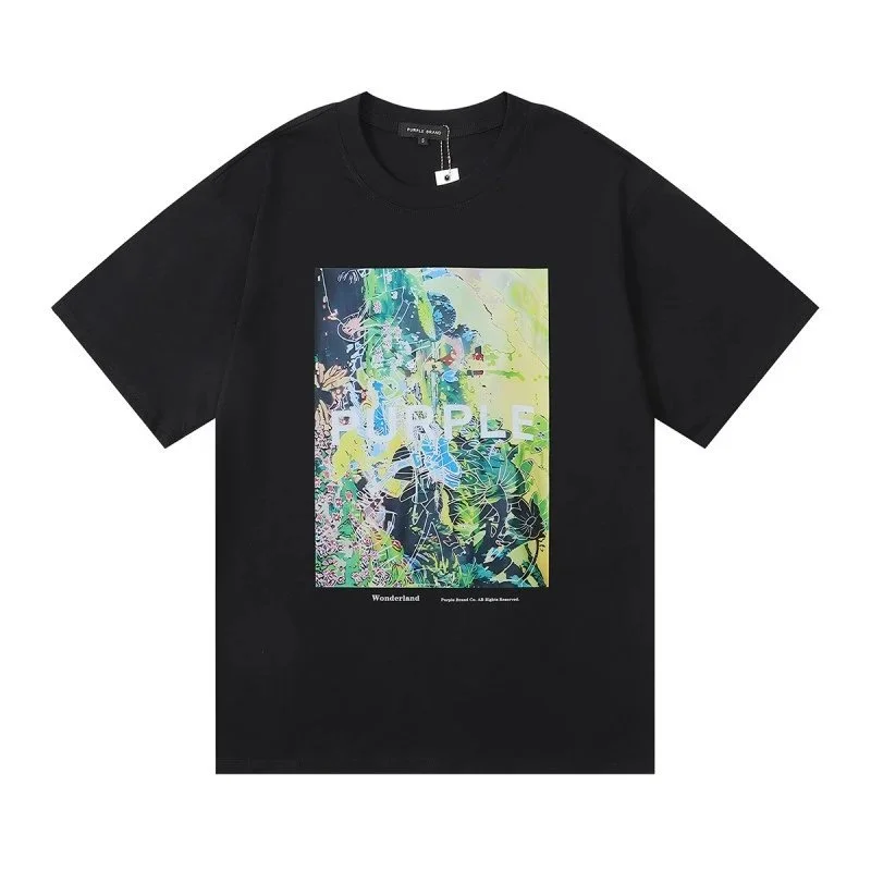 Purple Brand Purple Brand Wonderland Black T-Shirt Black - 1