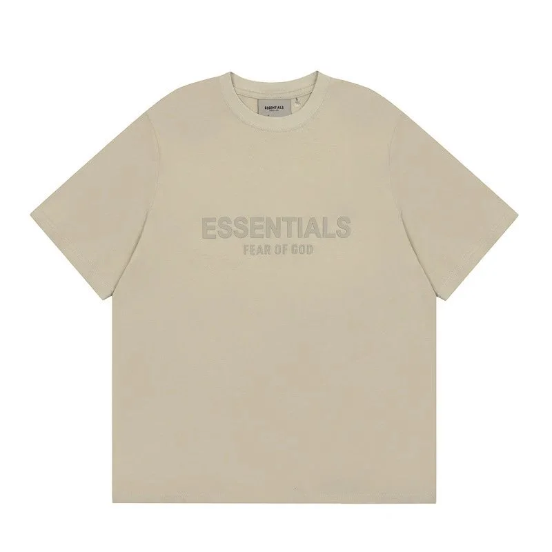 Fear of God Fear of God Essentials Light Beige T-Shirt Beige - 1