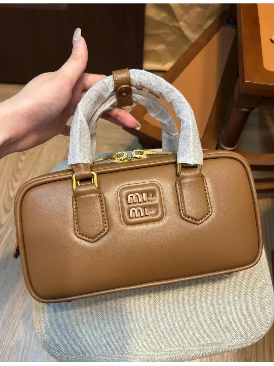 Miu Miu Miu Miu Re-Edition Brown Handbag with Gift Box Brown