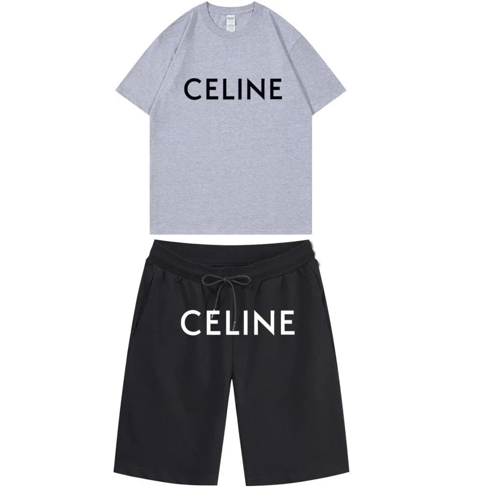 Celine Celine Grey/Black Co-ord Set Grey