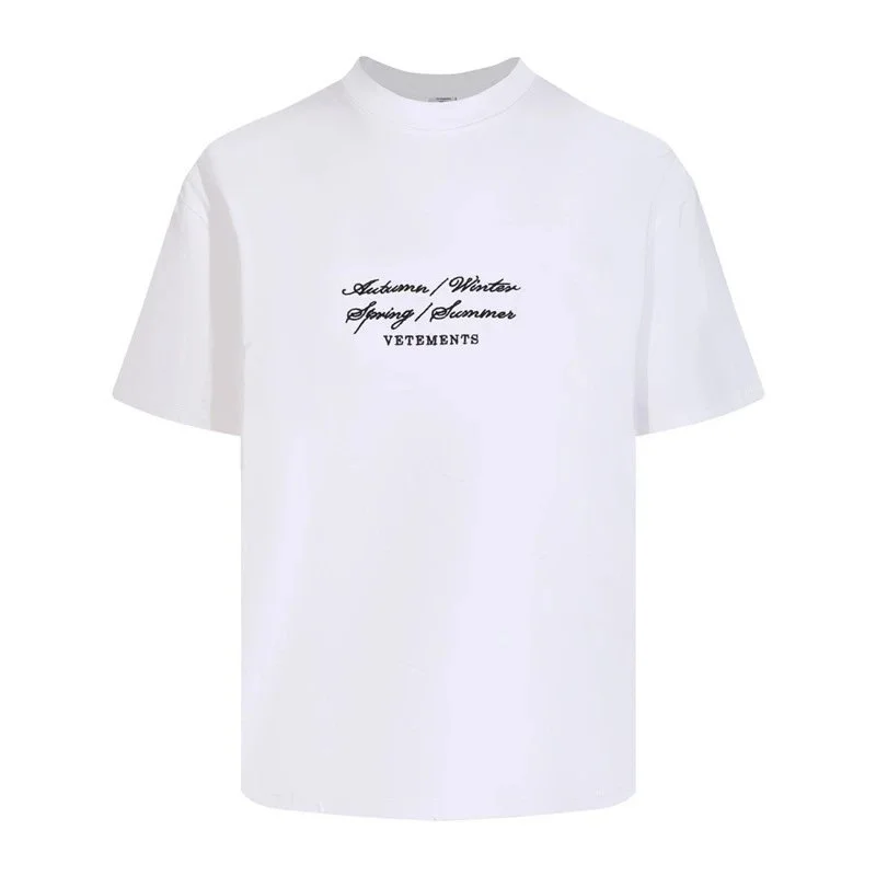 Vetements Vetements Autumn/Winter Spring/Summer White T-Shirt White - 1