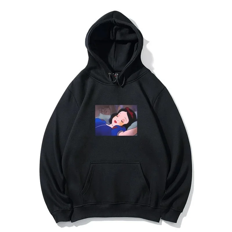 Other Snow White/Black Graphic Hoodie Black - 1