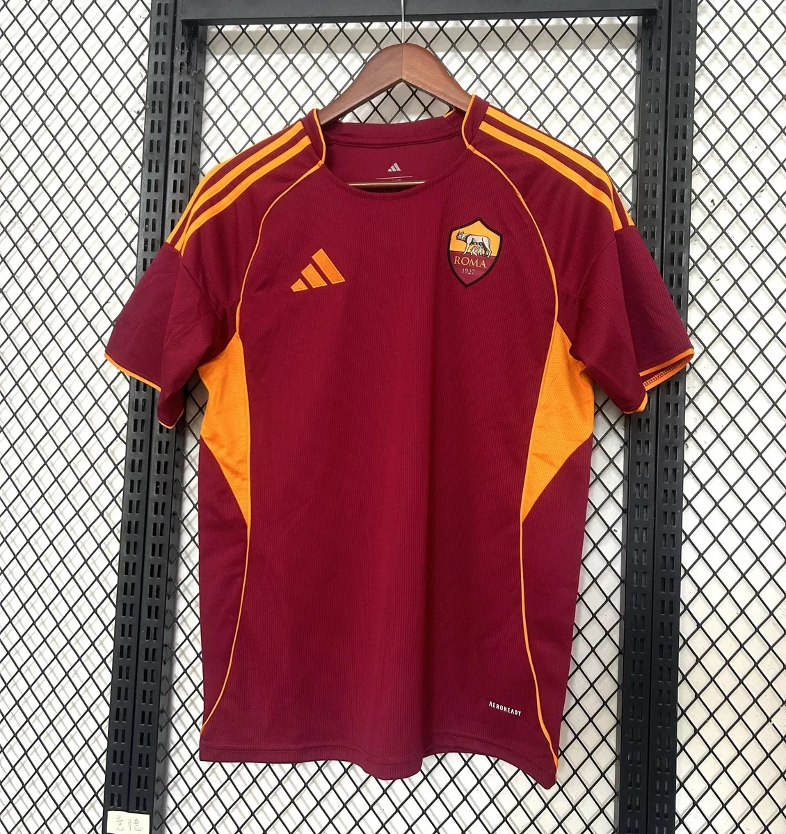 Adidas Adidas Roma 25-26 Main Jersey Red & Gold T-Shirt Red - 1