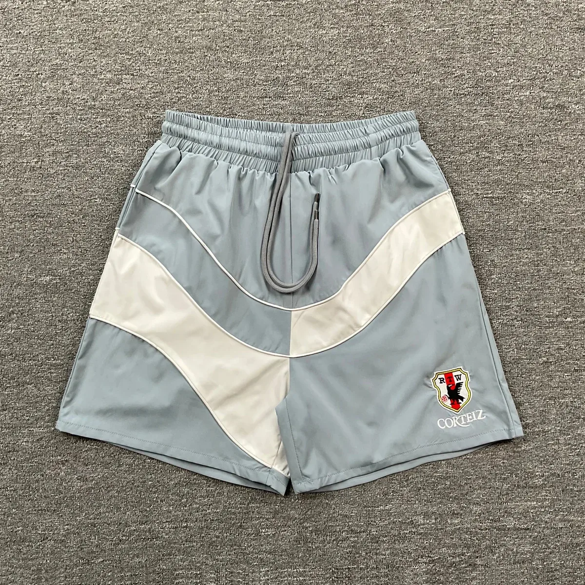 Corteiz Corteiz RTW Shorts Grey/White Casual Grey - 1