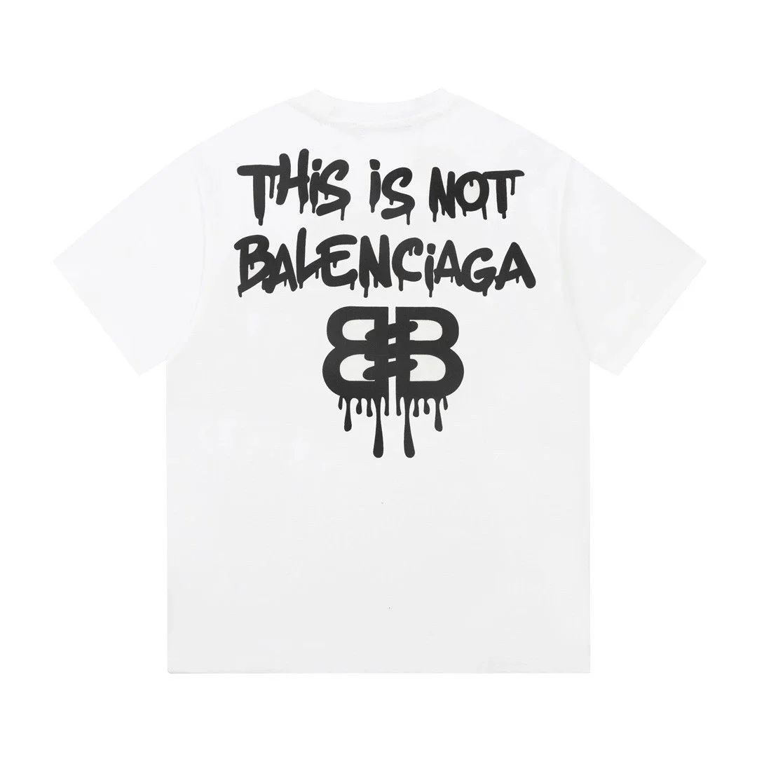 Balenciaga Balenciaga This Is Not T-Shirt White White - 1