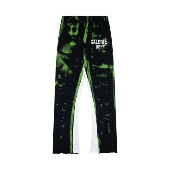 Gallery Dept. Gallery Dept. GALERIE DEPT. Tie-Dye Sweatpants Green - 1