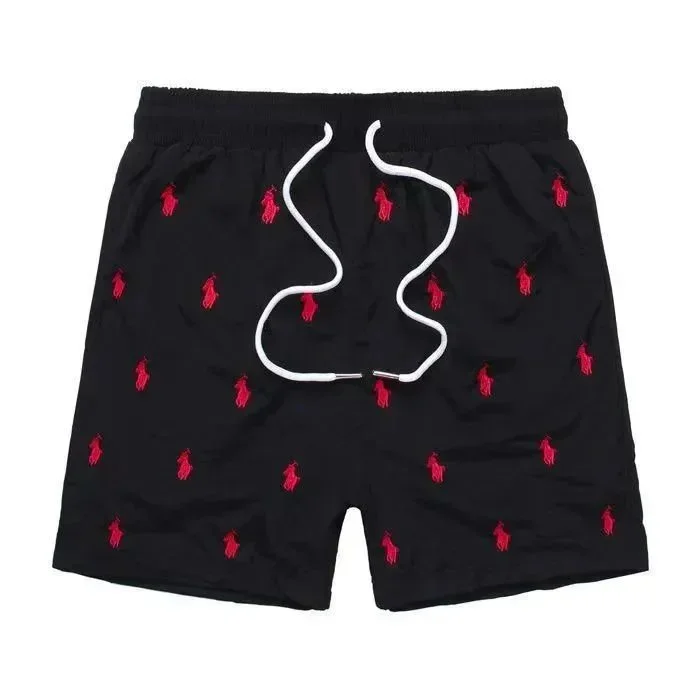 Polo Ralph Lauren Polo Ralph Lauren Classic Logo Black Red Shorts Black - 1