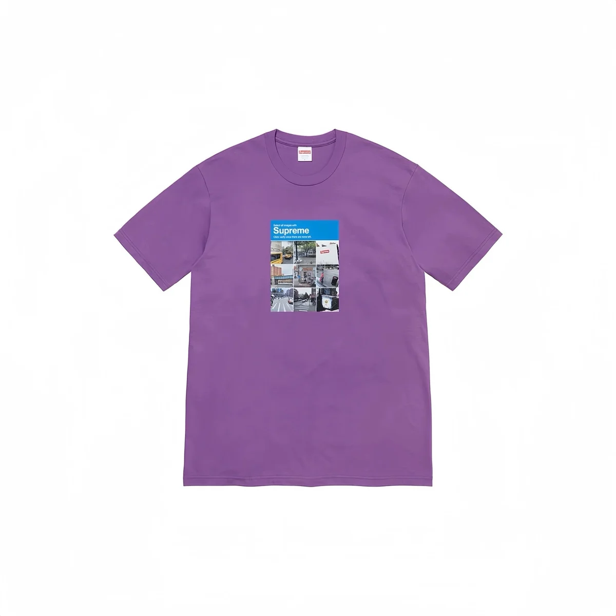 Supreme Supreme Purple Collage T-Shirt Purple - 1