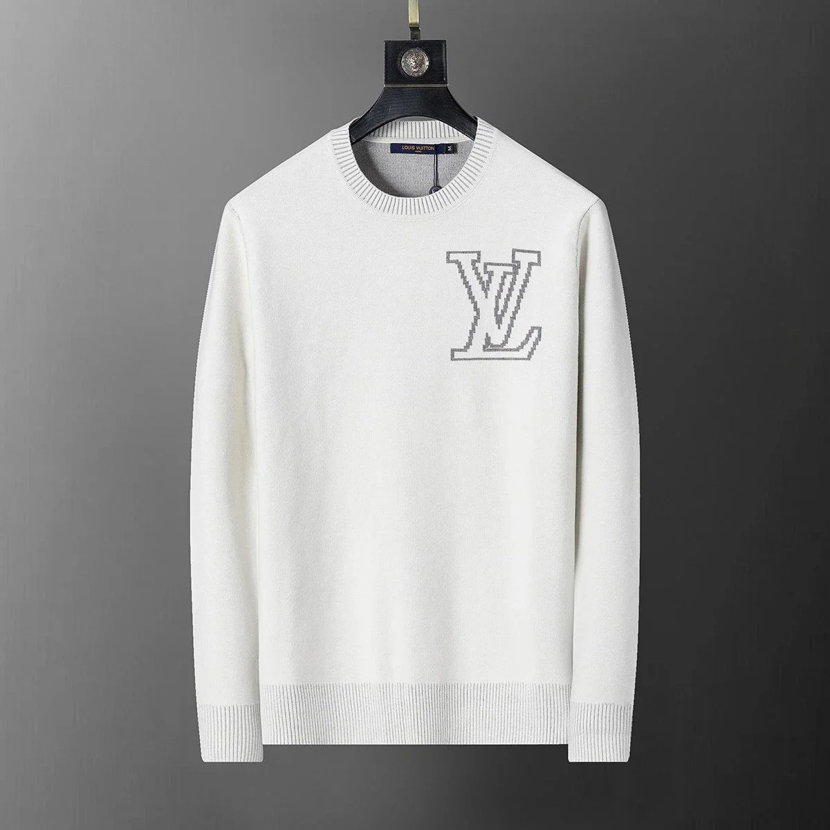 Louis Vuitton Louis Vuitton White LV Logo Sweater White